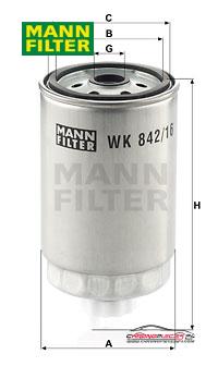 Achat de MANN-FILTER WK 842/16 Filtre à carburant pas chères