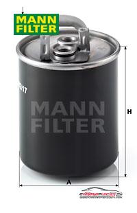 Achat de MANN-FILTER WK 842/17 Filtre à carburant pas chères