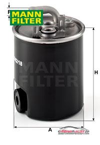 Achat de MANN-FILTER WK 842/18 Filtre à carburant pas chères