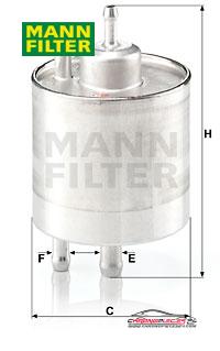 Achat de MANN-FILTER WK 711/1 Filtre à carburant pas chères