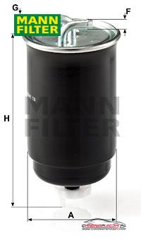 Achat de MANN-FILTER WK 842/3 Filtre à carburant pas chères