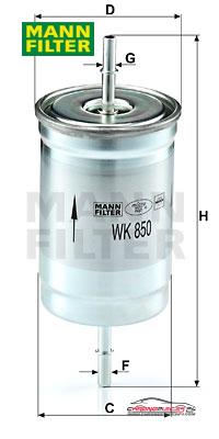 Achat de MANN-FILTER WK 850 Filtre à carburant pas chères