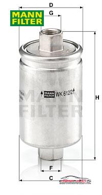 Achat de MANN-FILTER WK 612/2 Filtre à carburant pas chères