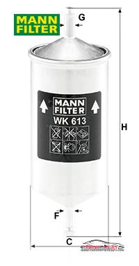 Achat de MANN-FILTER WK 613 Filtre à carburant pas chères