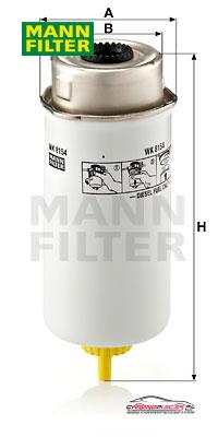 Achat de MANN-FILTER WK 8154 Filtre à carburant pas chères