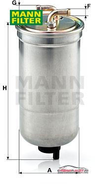 Achat de MANN-FILTER WK 853/16 Filtre à carburant pas chères