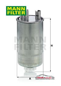 Achat de MANN-FILTER WK 853/24 Filtre à carburant pas chères