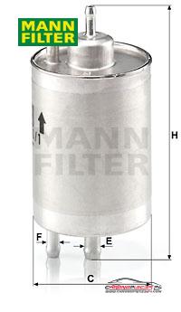 Achat de MANN-FILTER WK 720/1 Filtre à carburant pas chères