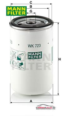 Achat de MANN-FILTER WK 723 Filtre à carburant pas chères