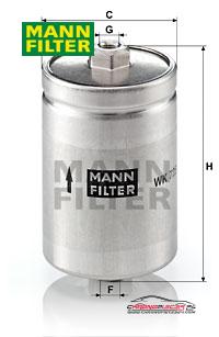 Achat de MANN-FILTER WK 725 Filtre à carburant pas chères