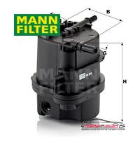 Achat de MANN-FILTER WK 9015 x Filtre à carburant pas chères