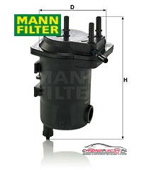 Achat de MANN-FILTER WK 939/10 x Filtre à carburant pas chères