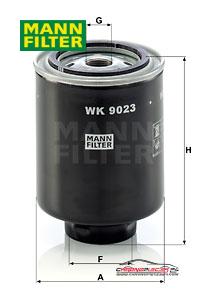 Achat de MANN-FILTER WK 9023 z Filtre à carburant pas chères