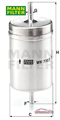 Achat de MANN-FILTER WK 730/3 Filtre à carburant pas chères