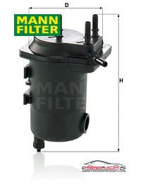 Achat de MANN-FILTER WK 939/12 x Filtre à carburant pas chères