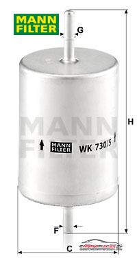 Achat de MANN-FILTER WK 730/5 Filtre à carburant pas chères