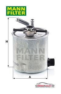 Achat de MANN-FILTER WK 9043 Filtre à carburant pas chères