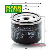 Achat de MANN-FILTER WK 78 Filtre à carburant pas chères