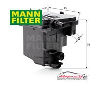 Achat de MANN-FILTER WK 939/2 z Filtre à carburant pas chères