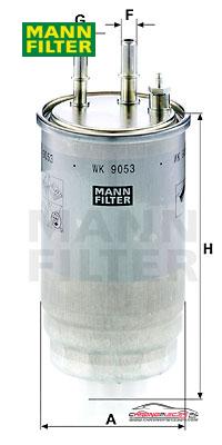 Achat de MANN-FILTER WK 9053 z Filtre à carburant pas chères