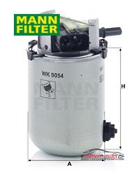 Achat de MANN-FILTER WK 9054 Filtre à carburant pas chères