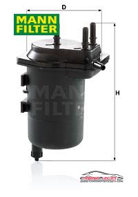 Achat de MANN-FILTER WK 939/5 Filtre à carburant pas chères