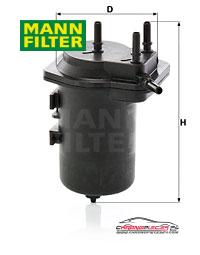 Achat de MANN-FILTER WK 939/6 Filtre à carburant pas chères