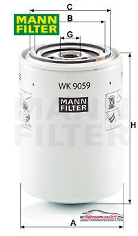 Achat de MANN-FILTER WK 9059 Filtre à carburant pas chères