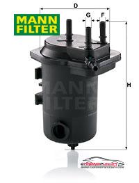 Achat de MANN-FILTER WK 939/9 x Filtre à carburant pas chères