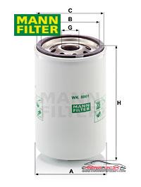 Achat de MANN-FILTER WK 8001 Filtre à carburant pas chères