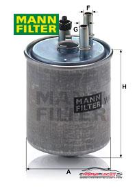 Achat de MANN-FILTER WK 918/2 x Filtre à carburant pas chères