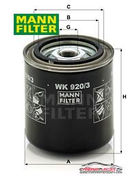 Achat de MANN-FILTER WK 920/3 Filtre à carburant pas chères