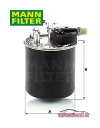 Achat de MANN-FILTER WK 820/14 Filtre à carburant pas chères