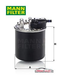 Achat de MANN-FILTER WK 820/15 Filtre à carburant pas chères