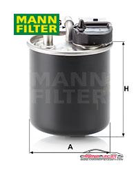 Achat de MANN-FILTER WK 820/16 Filtre à carburant pas chères