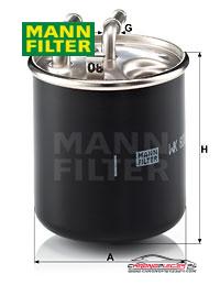 Achat de MANN-FILTER WK 820/2 x Filtre à carburant pas chères