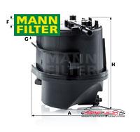 Achat de MANN-FILTER WK 939 Filtre à carburant pas chères