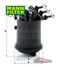 Achat de MANN-FILTER WK 939/1 Filtre à carburant pas chères