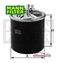 Achat de MANN-FILTER WK 820/5 Filtre à carburant pas chères