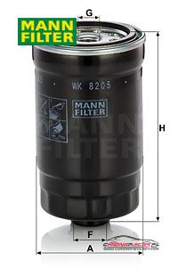 Achat de MANN-FILTER WK 820/5 Filtre à carburant pas chères