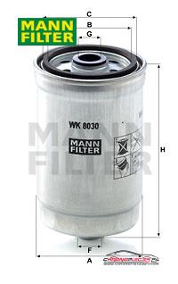 Achat de MANN-FILTER WK 8030 Filtre à carburant pas chères