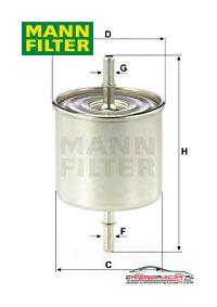 Achat de MANN-FILTER WK 8046 Filtre à carburant pas chères