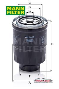 Achat de MANN-FILTER WK 8052 z Filtre à carburant pas chères