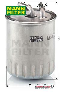 Achat de MANN-FILTER WK 822/3 Filtre à carburant pas chères