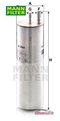 Achat de MANN-FILTER WK 8058 Filtre à carburant pas chères