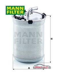 Achat de MANN-FILTER WK 823/2 Filtre à carburant pas chères