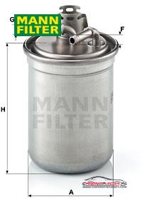 Achat de MANN-FILTER WK 823/3 x Filtre à carburant pas chères