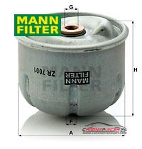 Achat de MANN-FILTER ZR 7001 Filtre à huile pas chères