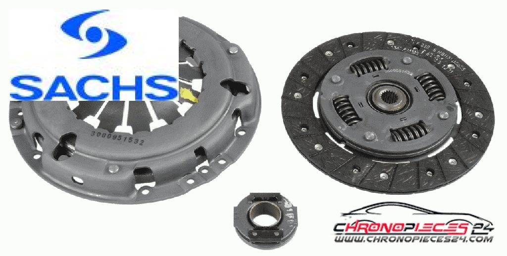 Achat de SACHS 3000 951 532 Kit d'embrayage pas chères