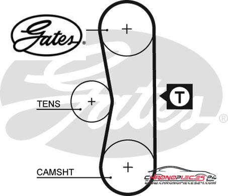 Achat de GATES K015062 Kit de distribution pas chères